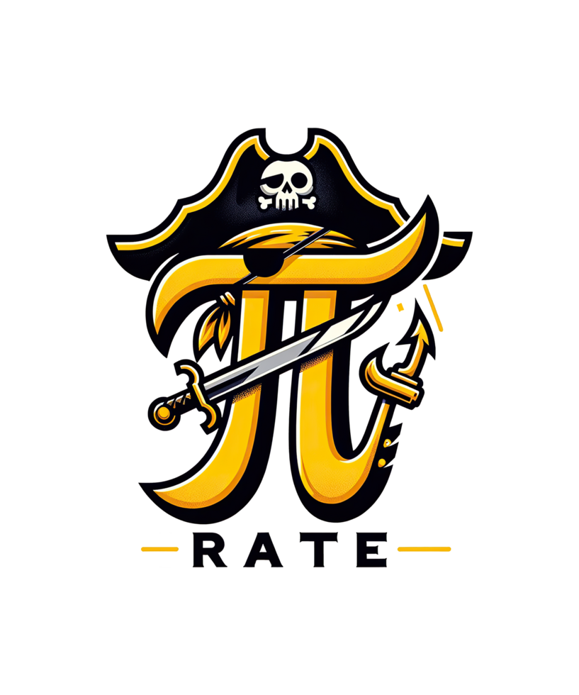 Funny Pi Rate Pirate Pi Day Vintage Math Teacher png