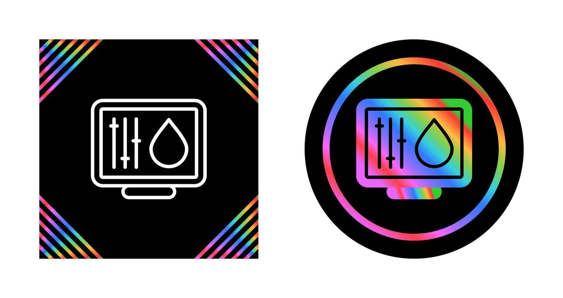 Desktop Computer Vector Icon