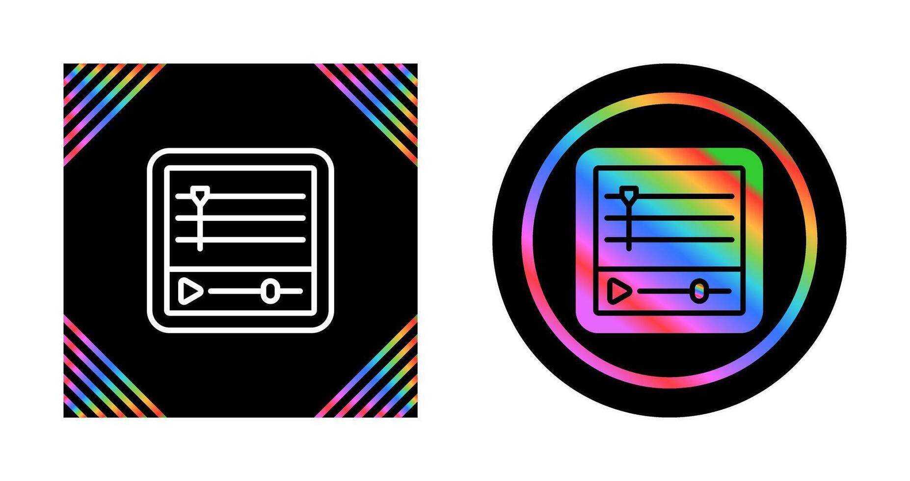 Timeline Vector Icon