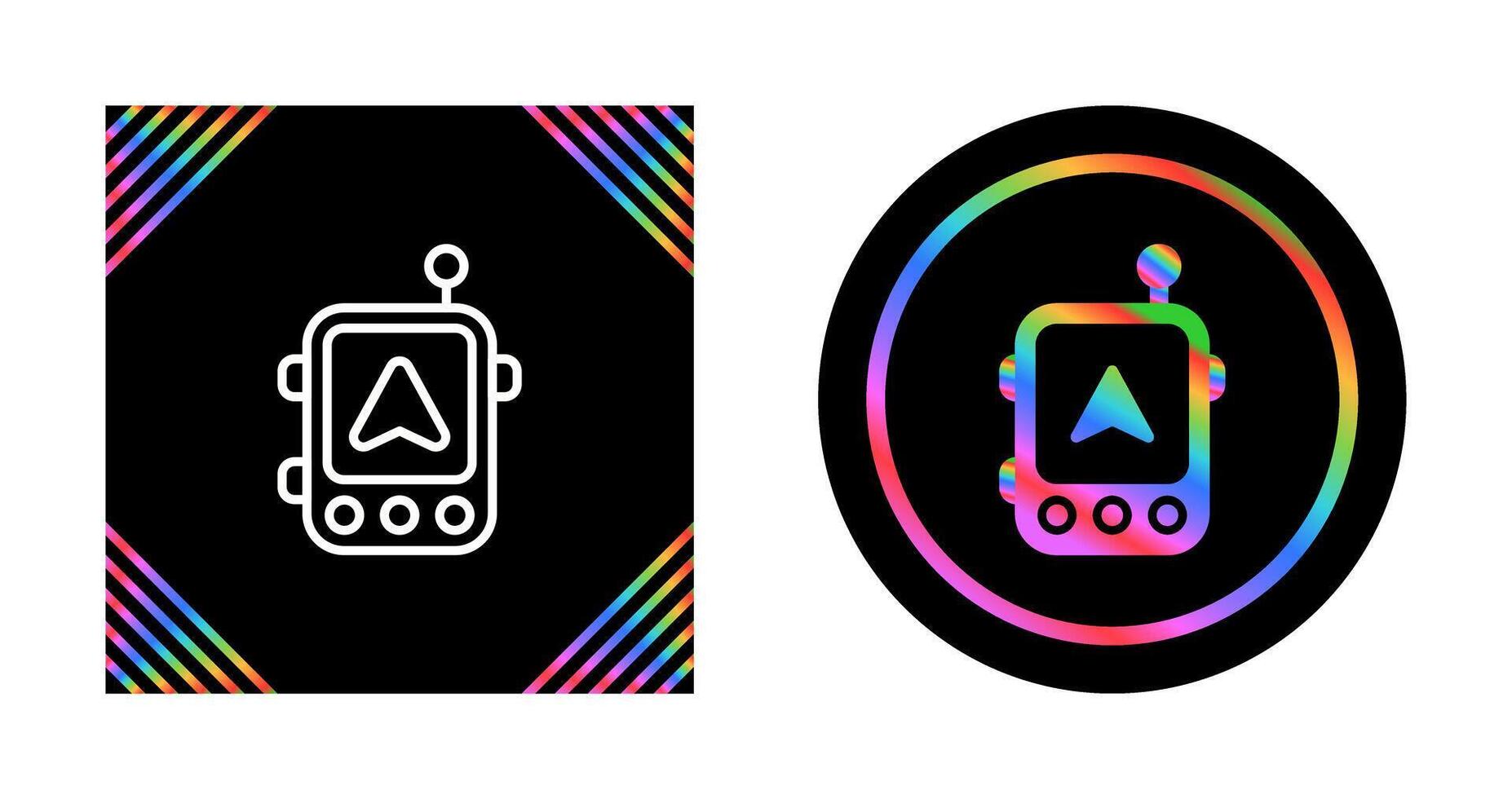 GPS Navigation Device Vector Icon