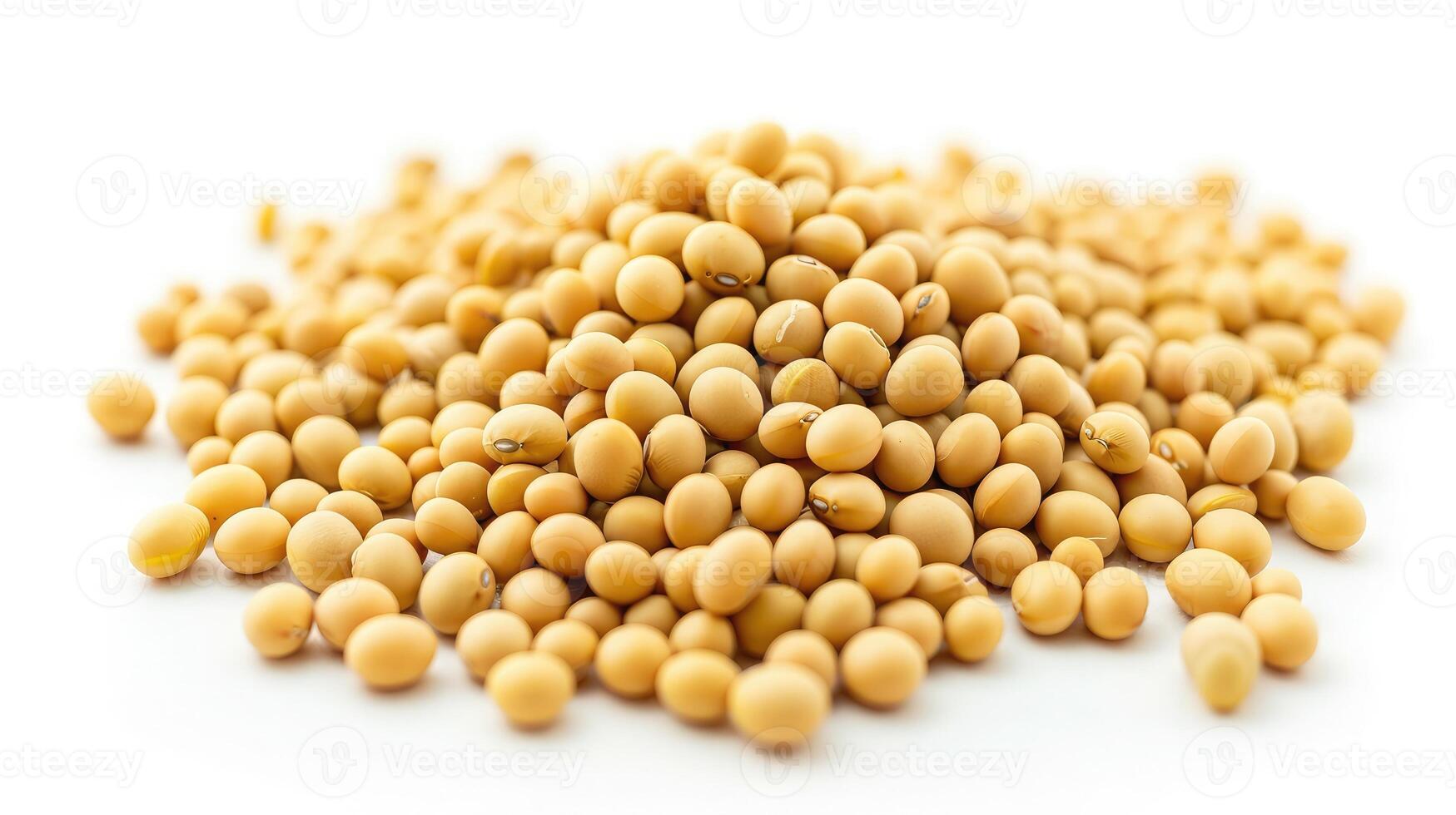AI generated Soybean on isolated white background. photo
