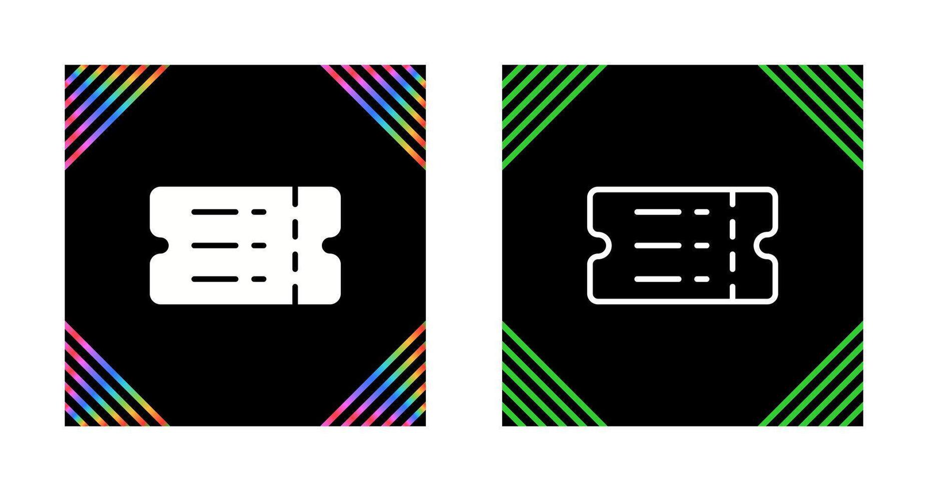 Ticket Vector Icon