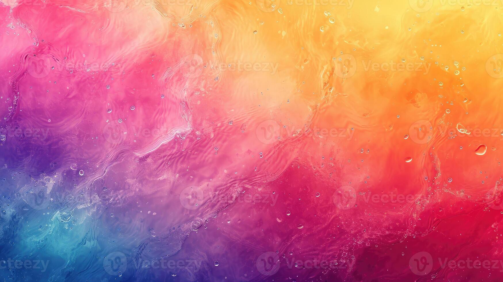 AI generated Vibrant summer ombre background photo