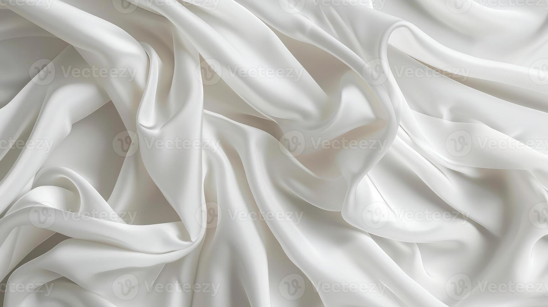 AI generated White fabric texture background design element photo