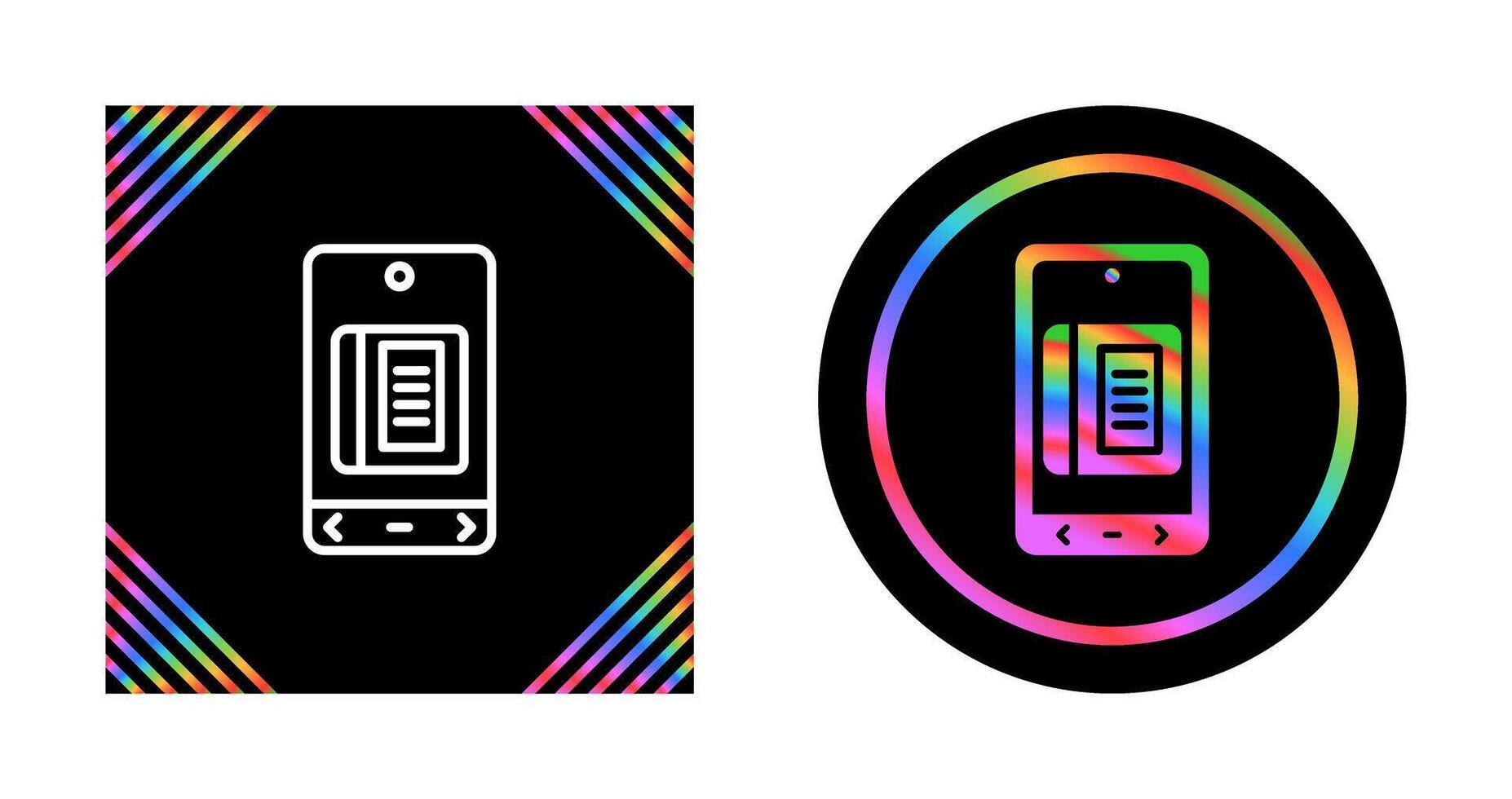 E Book Vector Icon