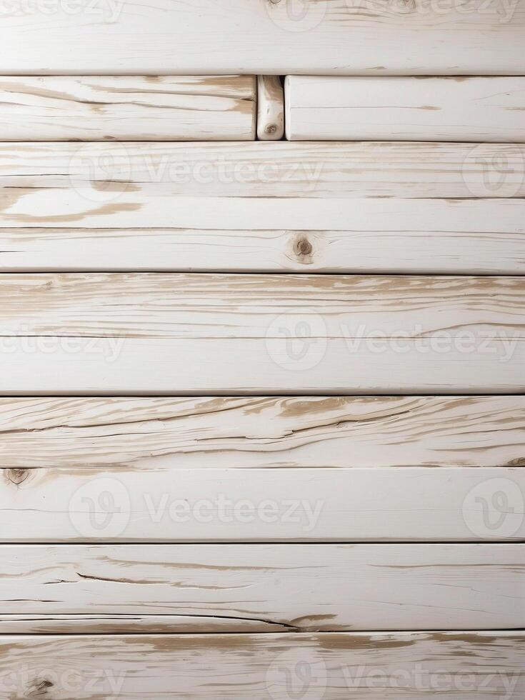 ai generado blanco de madera antecedentes para clásico y subestimado belleza, eterno elegancia foto