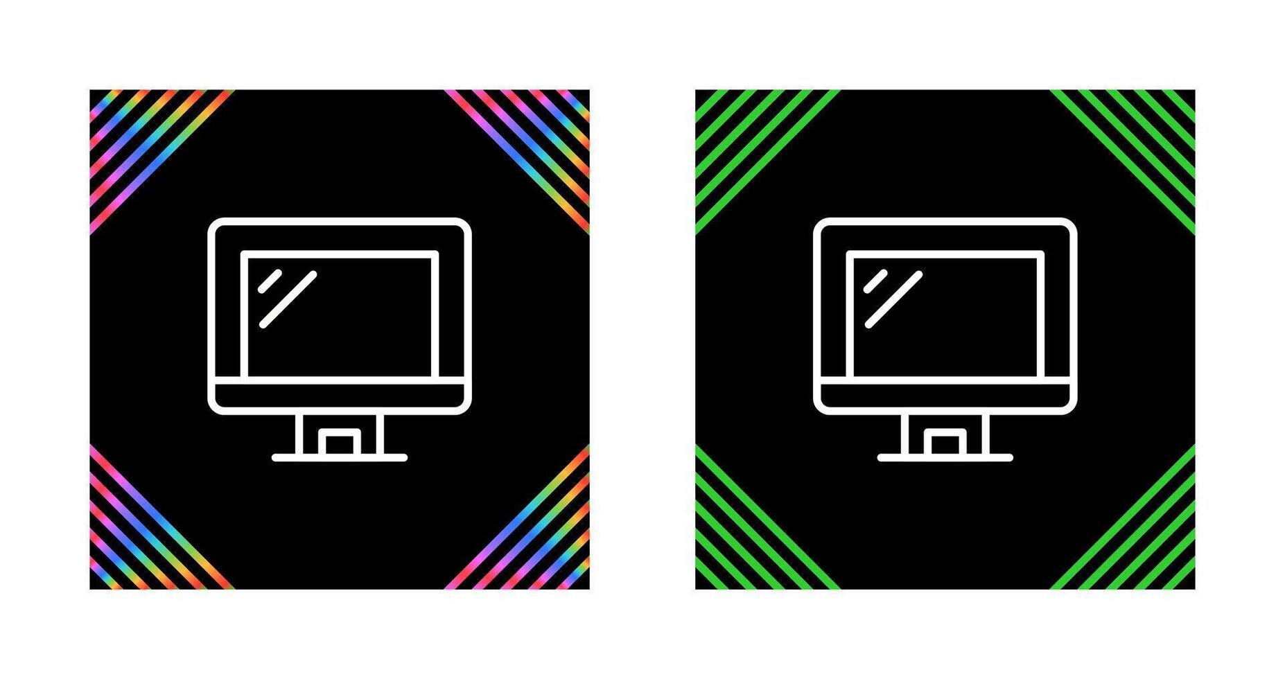 Computer Monitor Vector Icon
