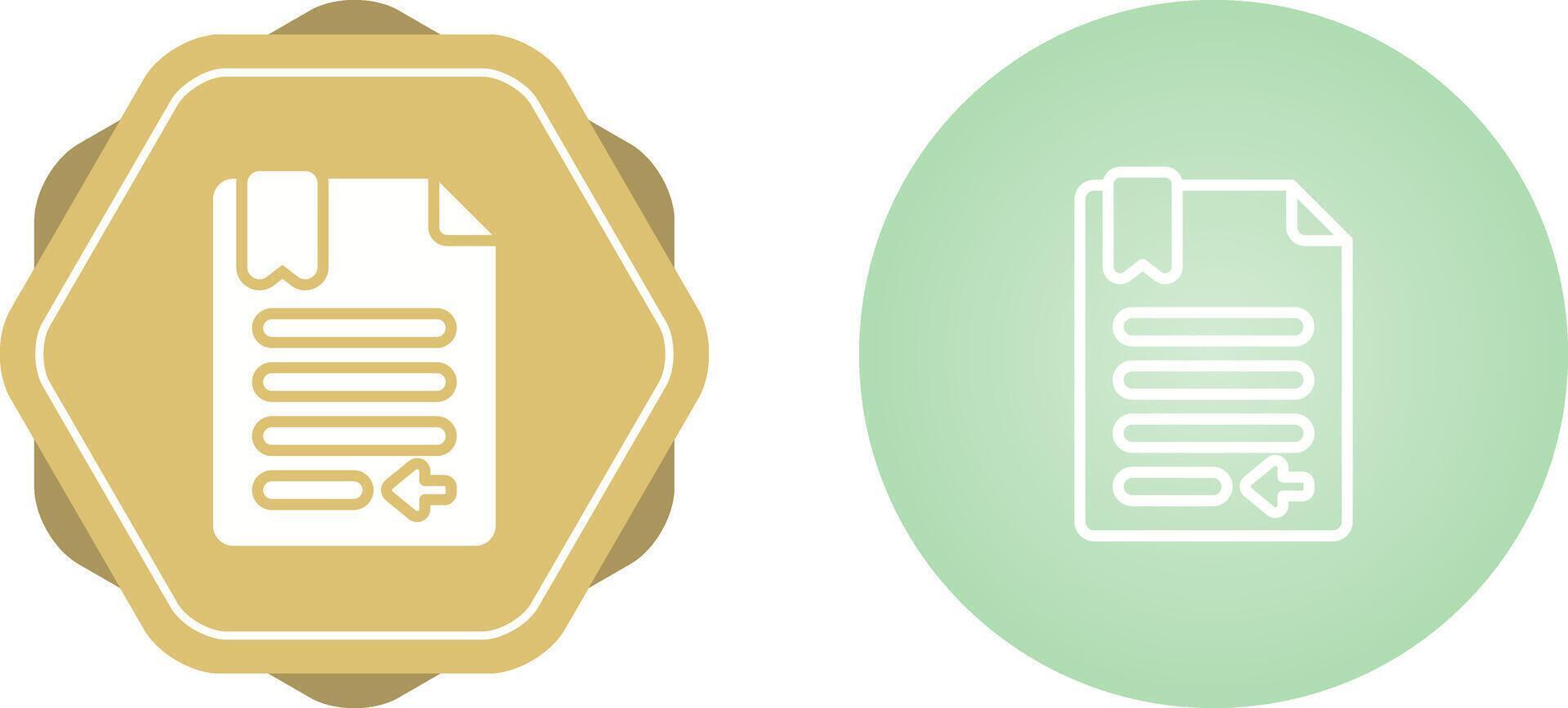 Left Justification Vector Icon