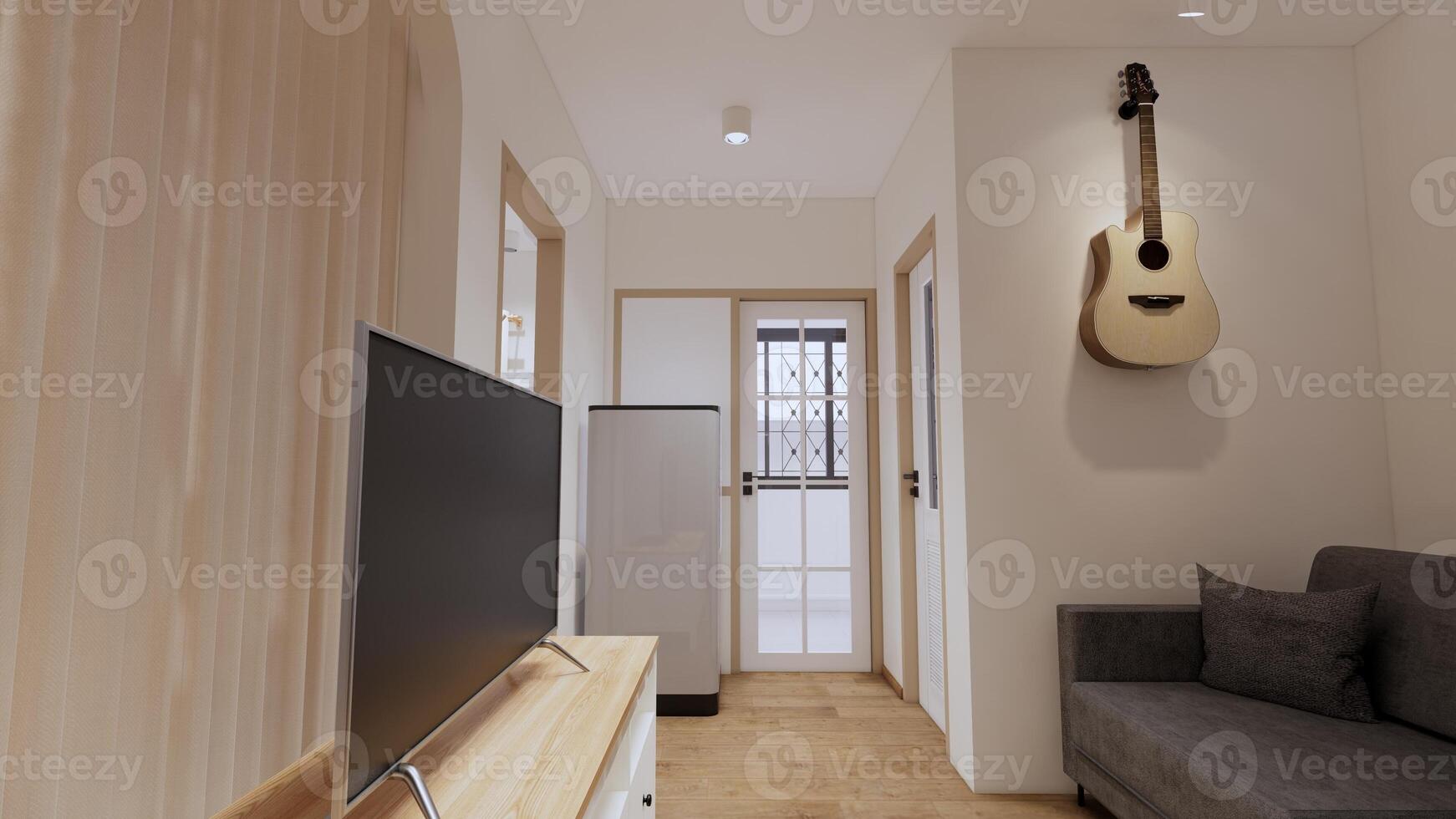 Natural light is maximized, emphasizing a connection with the outdoors and bringing a sense of openness to the living spaces. The use of materials like glass, metal, and natural woods adds photo