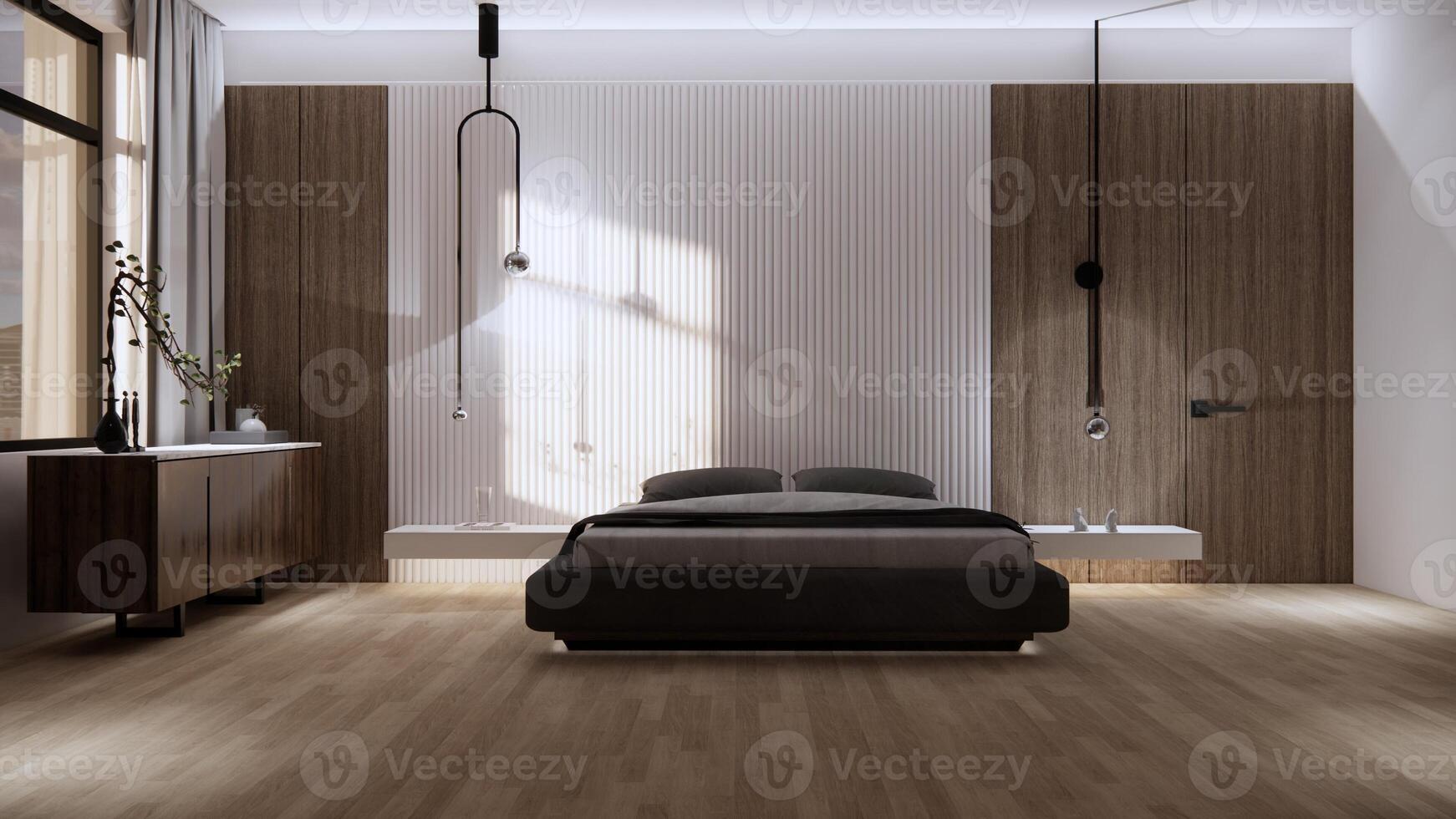 Stylish Modern Bedroom Contemporary Bedroom Interior photo