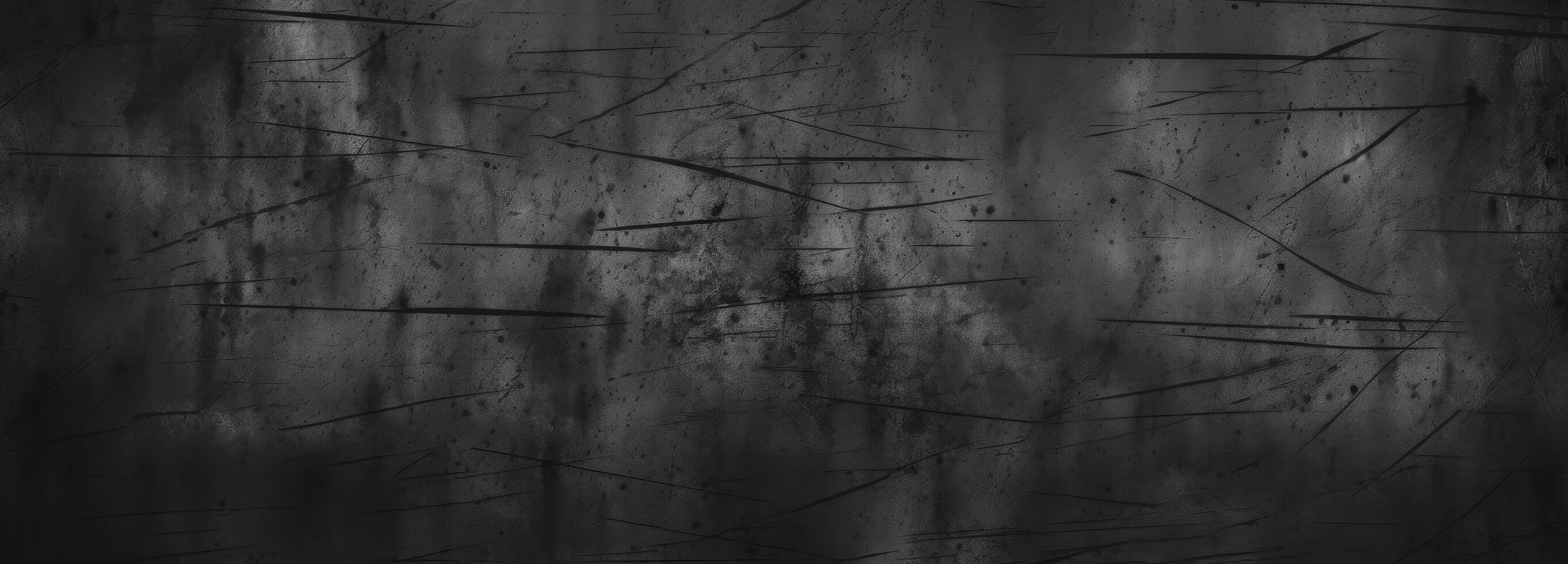 AI generated Grunge black scratch Texture Background photo