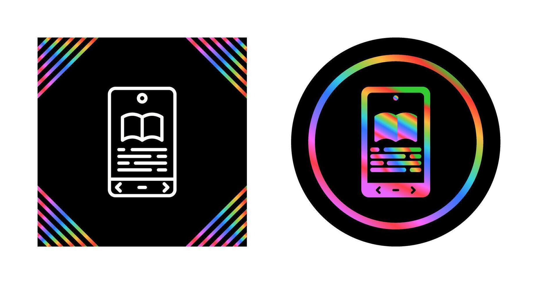 E book Reader Vector Icon