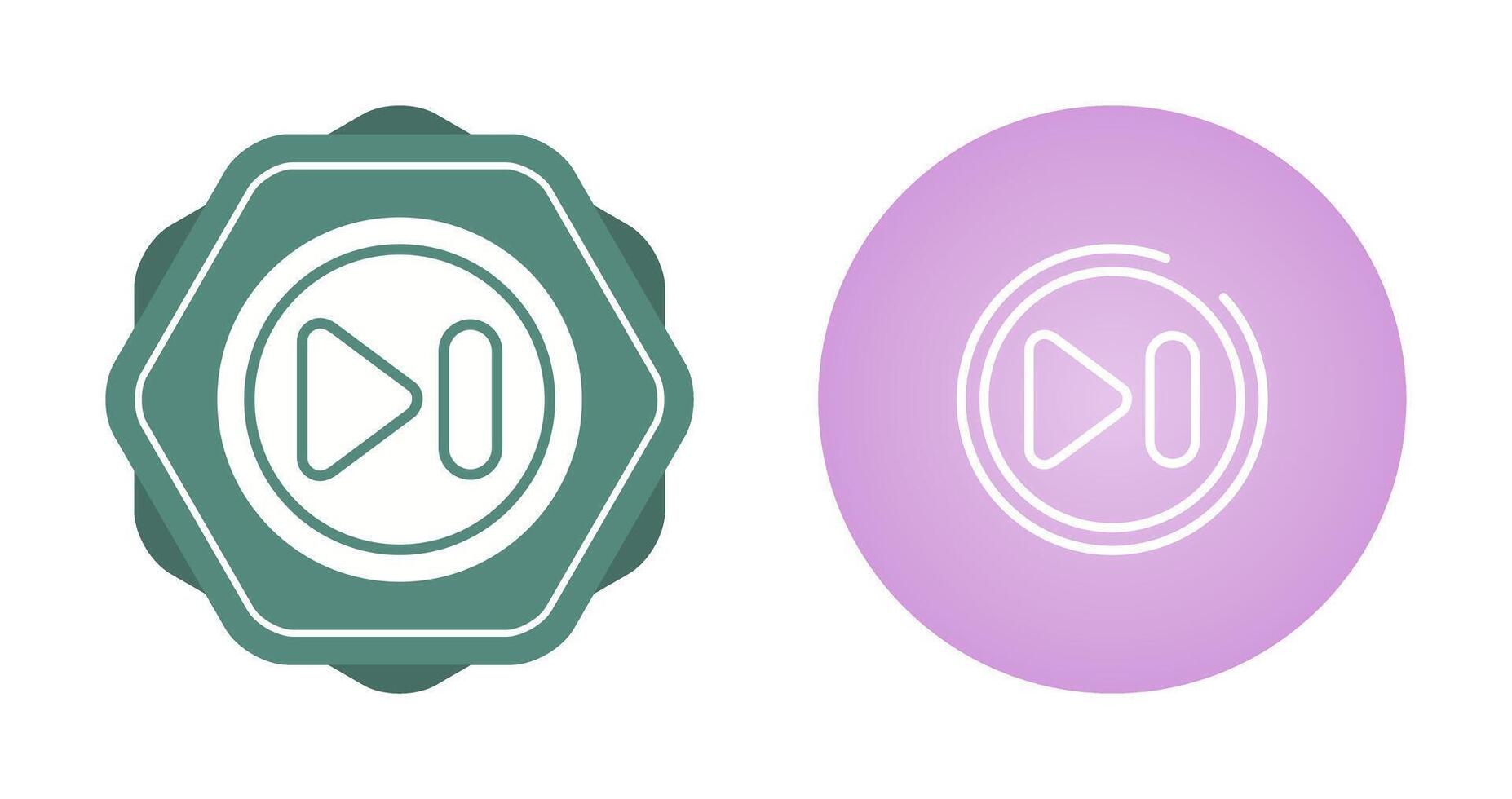 Next Track Button Vector Icon