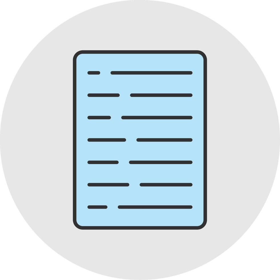 Declare Line Filled Light Circle Icon vector