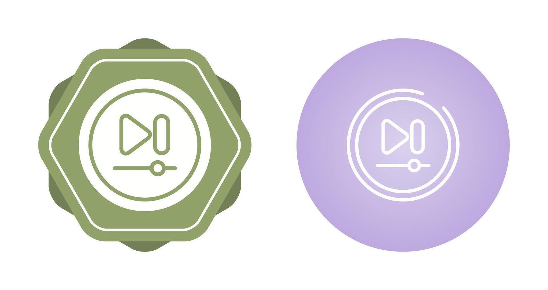 Video Next Track Button Vector Icon