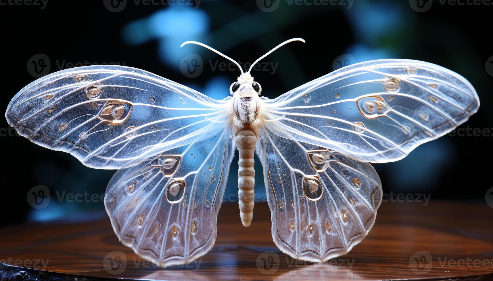 ai generado mariposa ala, vibrante colores, belleza en naturaleza generado por ai foto