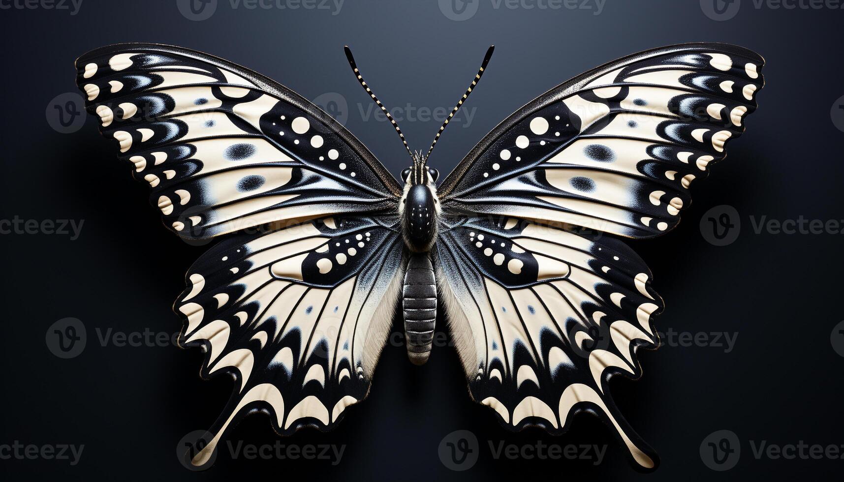 AI generated Butterfly flying, beauty in nature, colorful decoration generated by AI photo