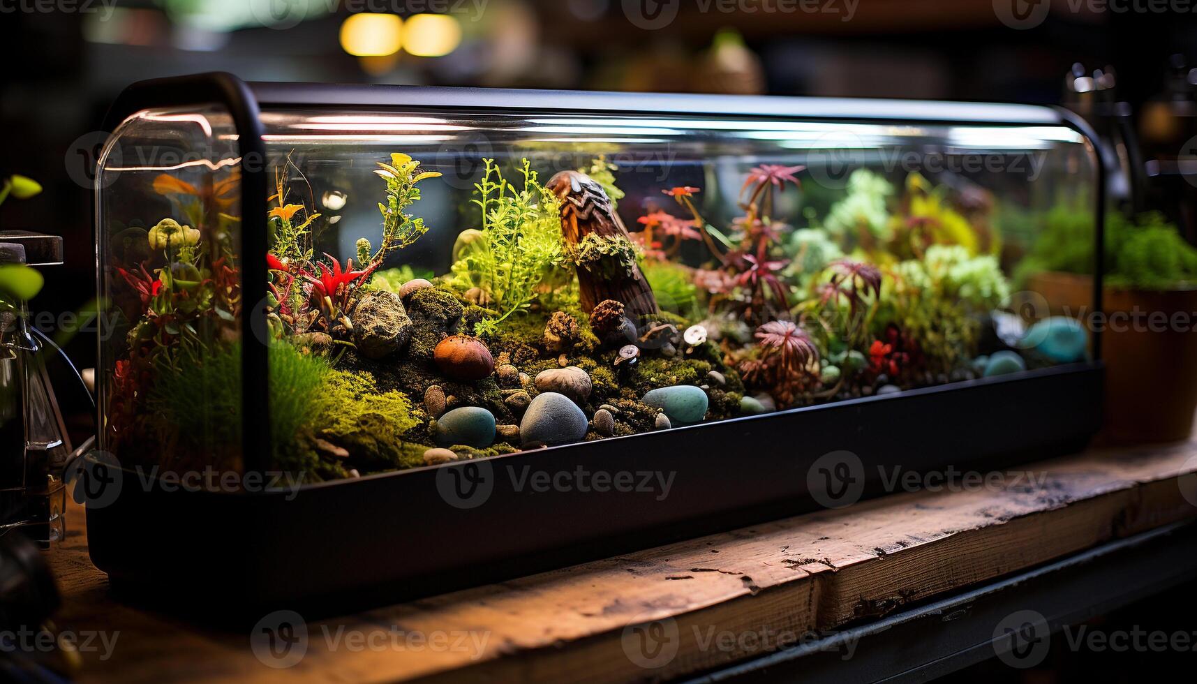 AI generated Freshness of nature colorful flowers decorate the indoors generated by AI photo