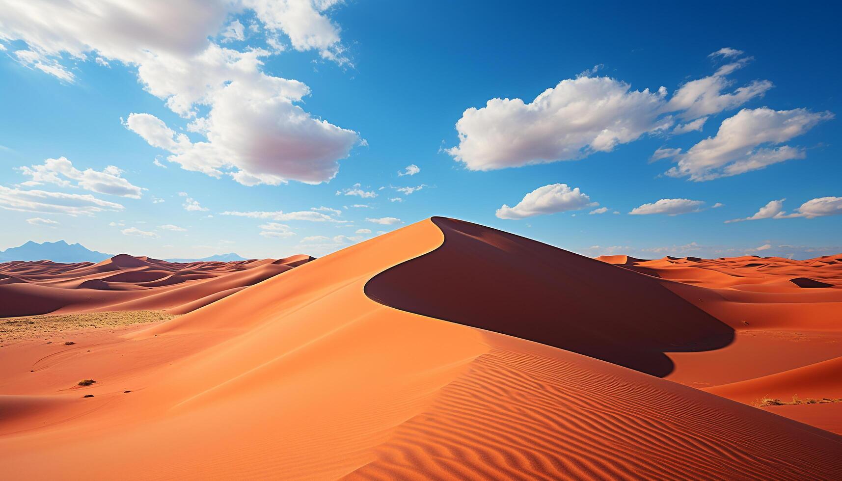 ai generado árido clima, extremo terreno, calor, temperatura, viajar, belleza en naturaleza generado por ai foto