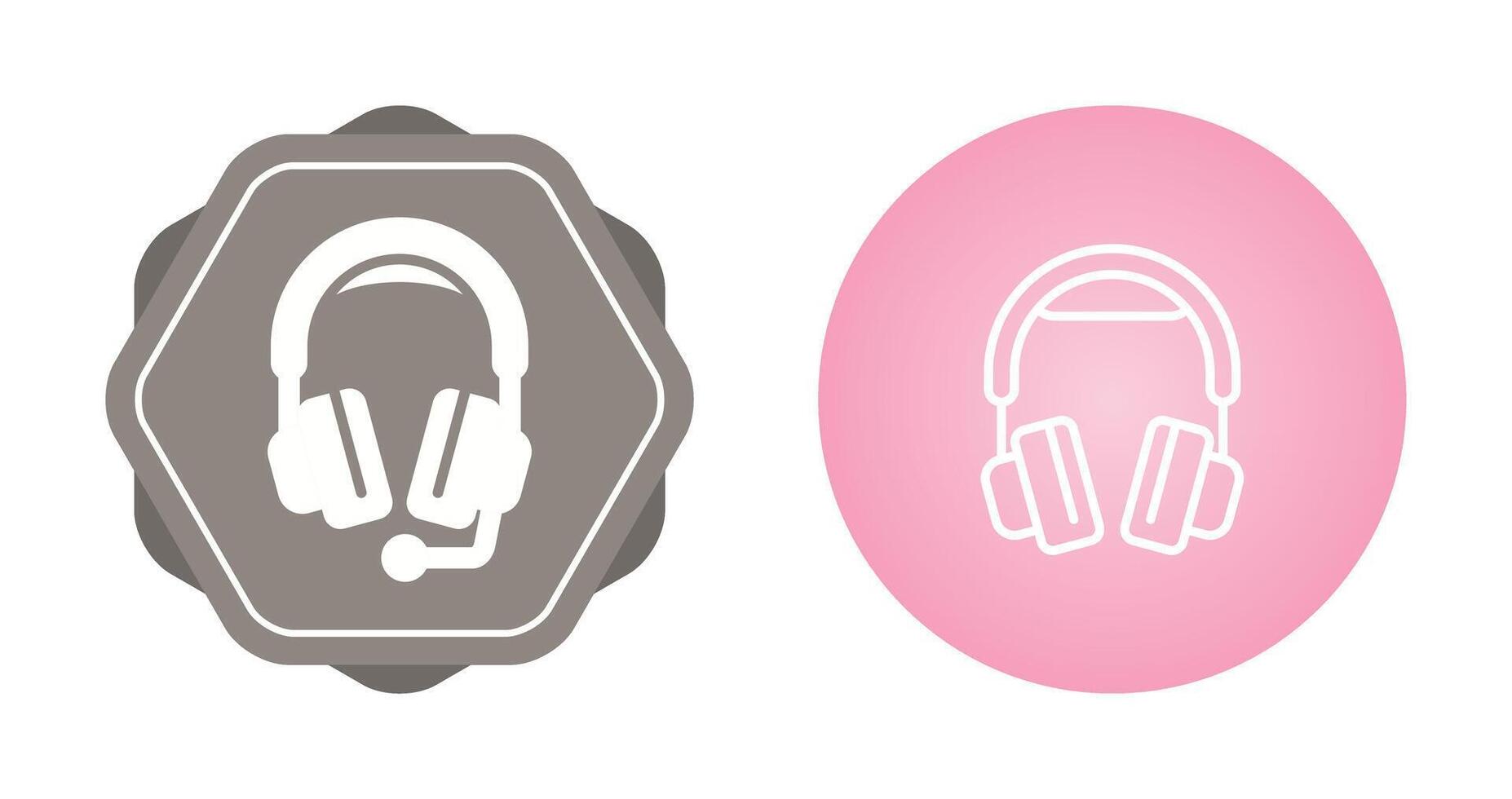 auriculares icono vector icono