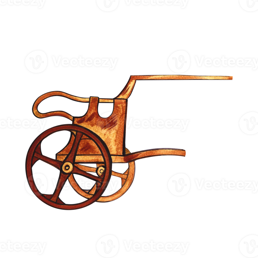 The silhouette of an ancient Greek chariot. Greek painting. Hand-drawn watercolor. Isolate. Horse-drawn chariot. For banners, prints and textiles. For packaging, labels. png