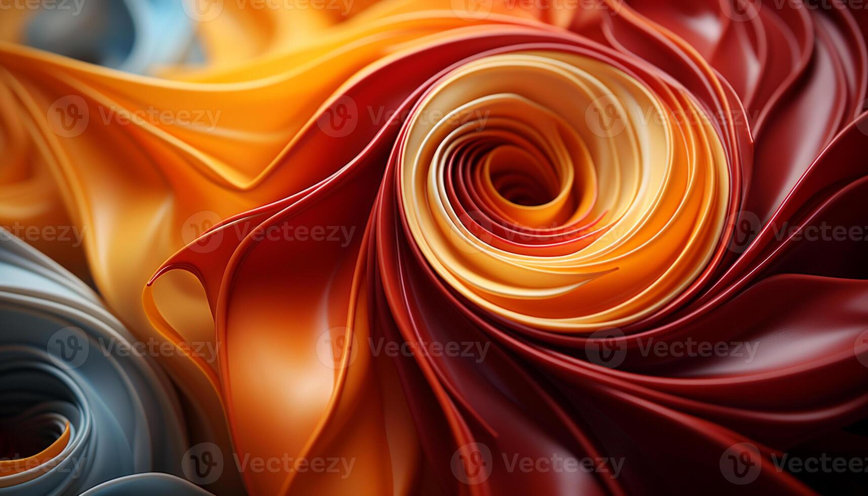 AI generated Abstract pattern of vibrant colors creates a modern elegance generated by AI photo
