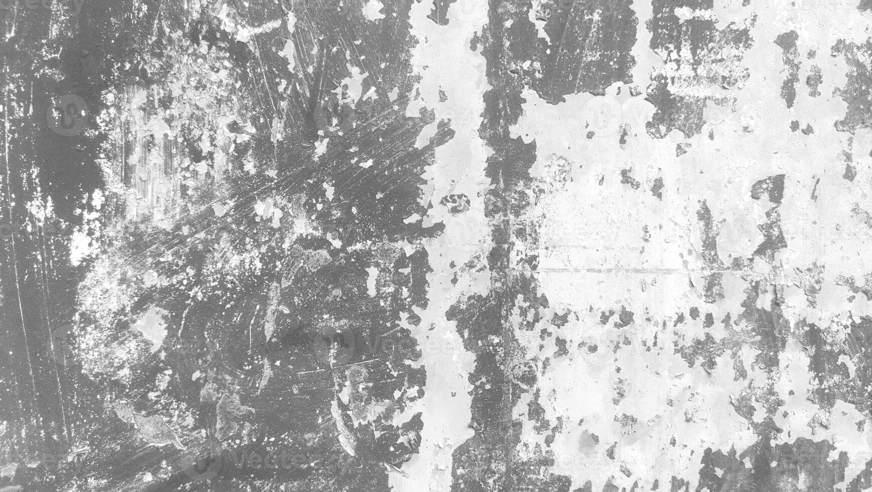 Old damaged wall texture black and white photo