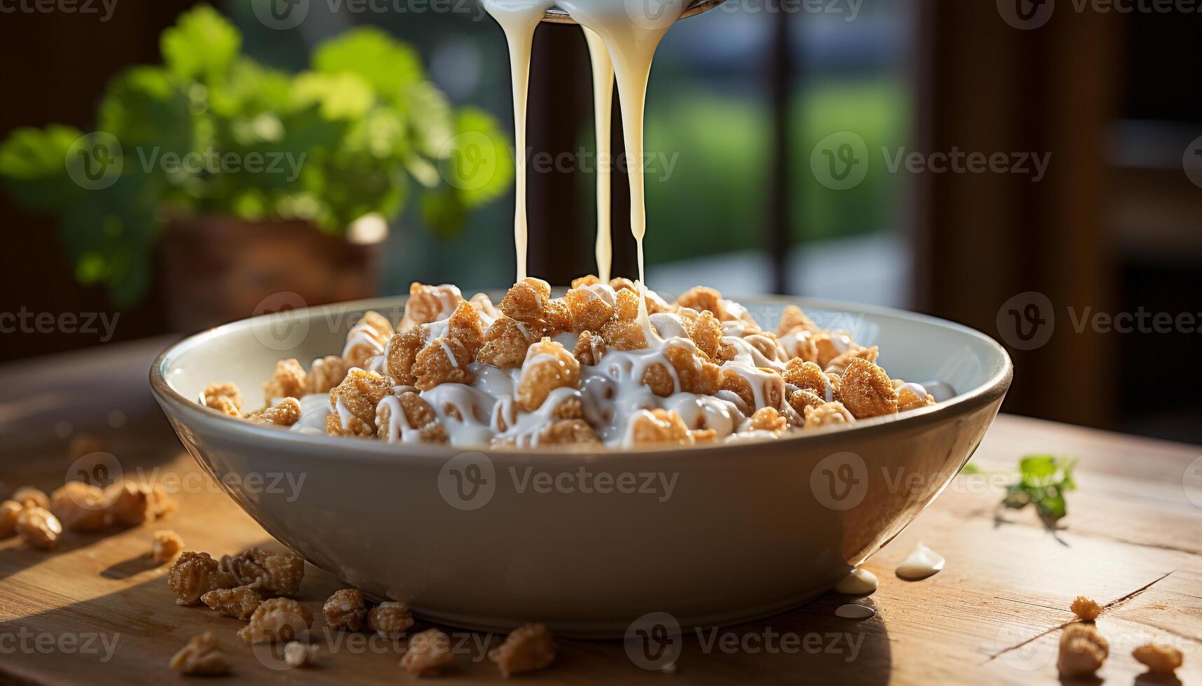 ai generado frescura y dulzura en un hecho en casa postre generado por ai foto