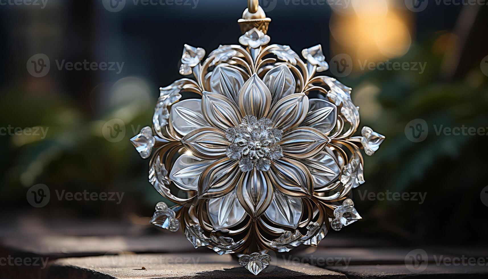 AI generated Elegant antique vase with ornate flower pattern generated by AI photo