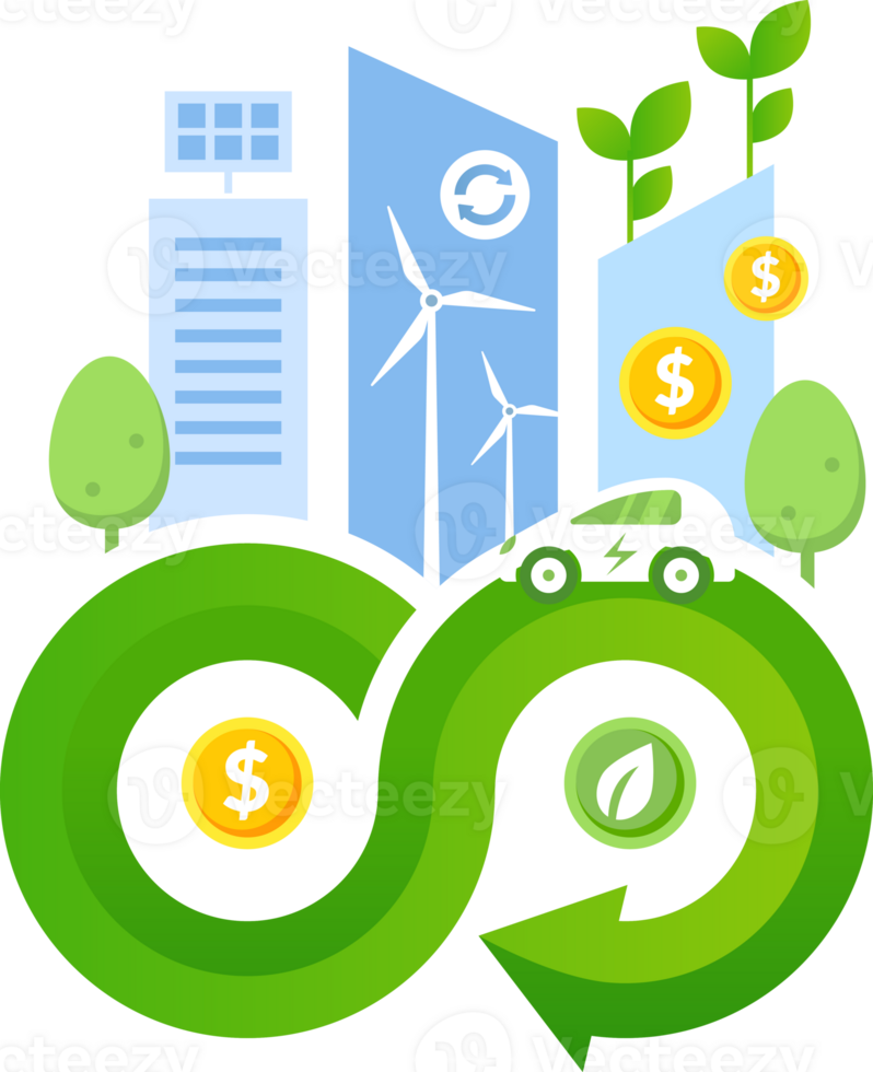 Sustainable Finance Illustration png