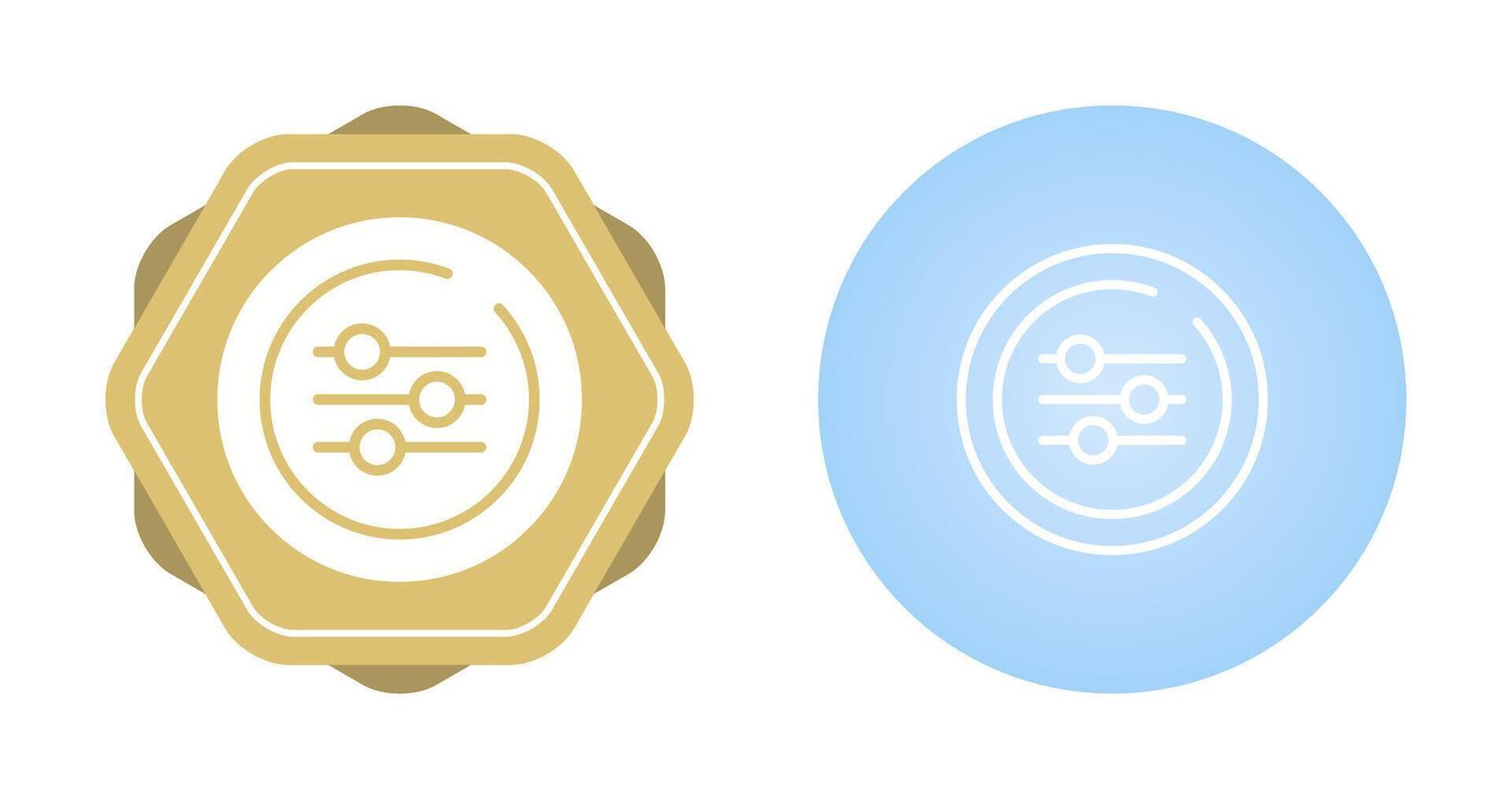 Equalizer Circle Vector Icon