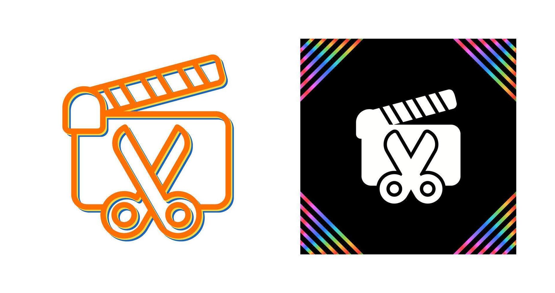 Film Editing Vector Icon