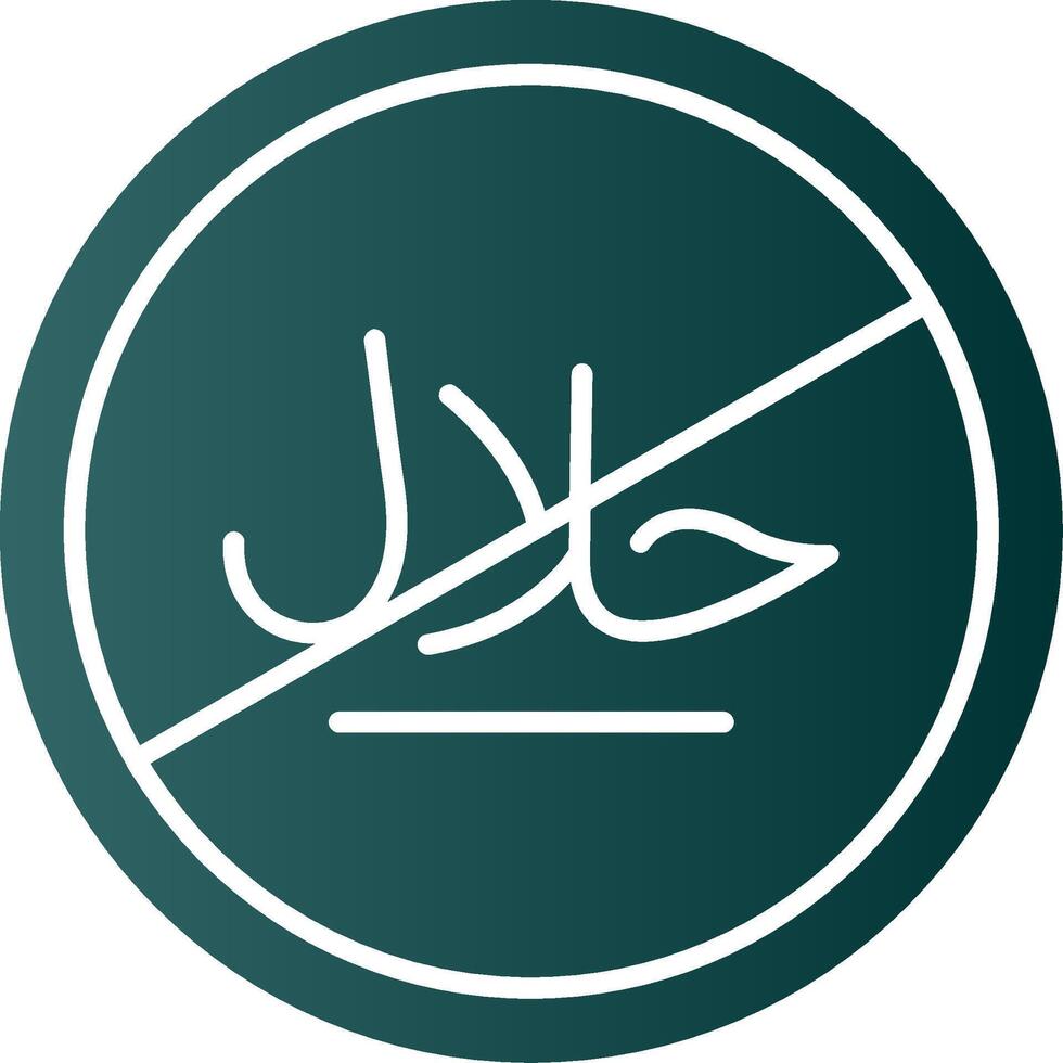 No Glyph Gradient Green Icon vector
