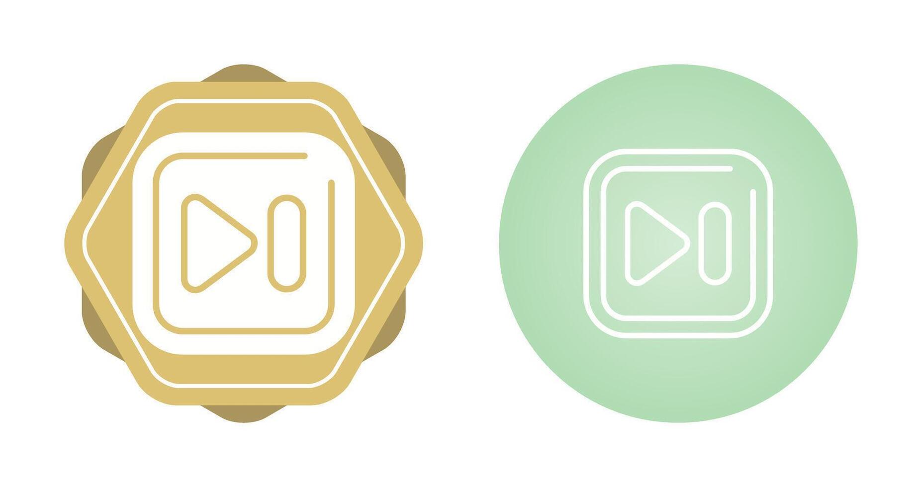 Next Track Square Vector Icon