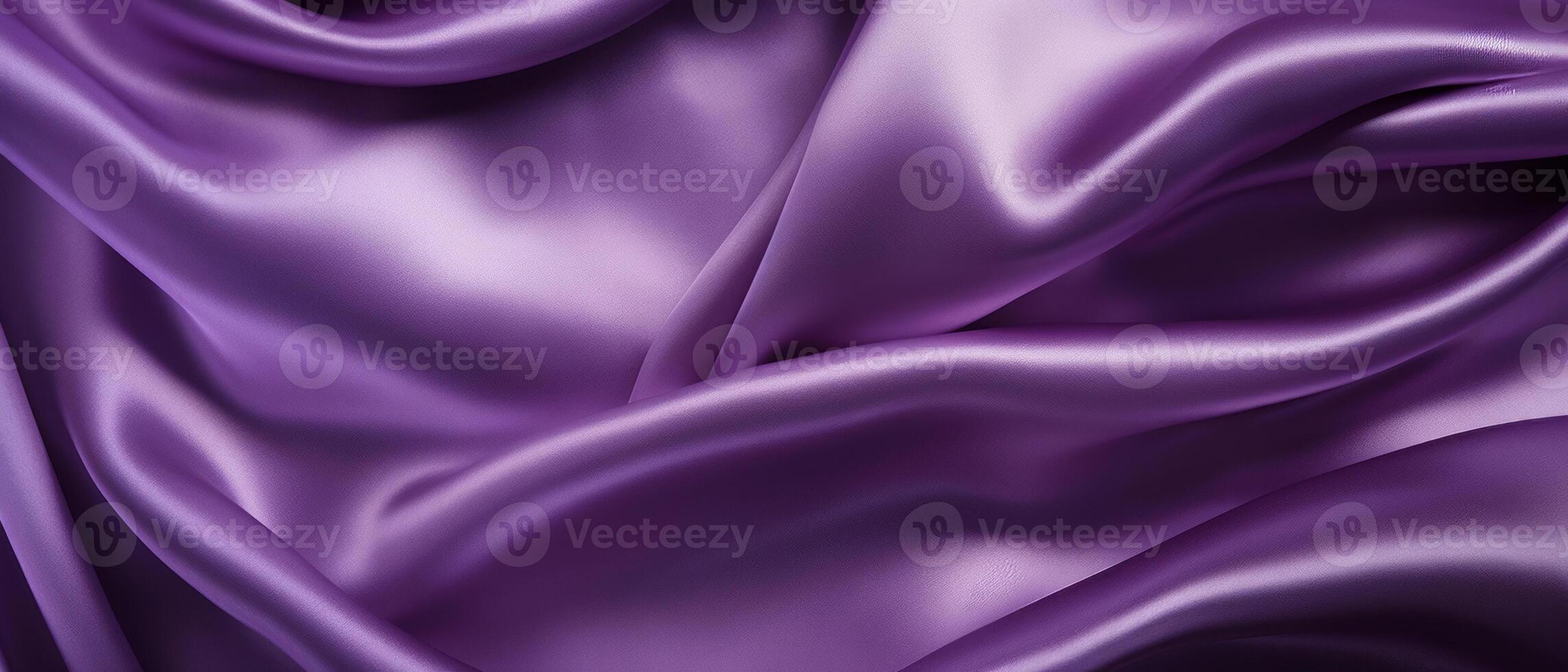 AI generated Rippling purple silk with a luxurious glossy texture photo