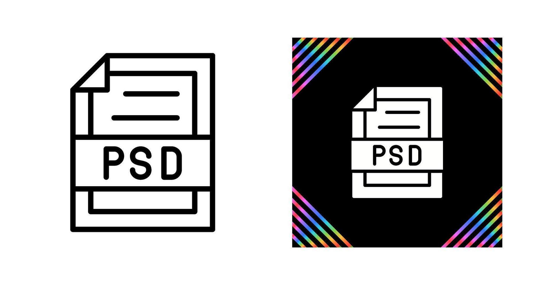 psd archivo vector icono