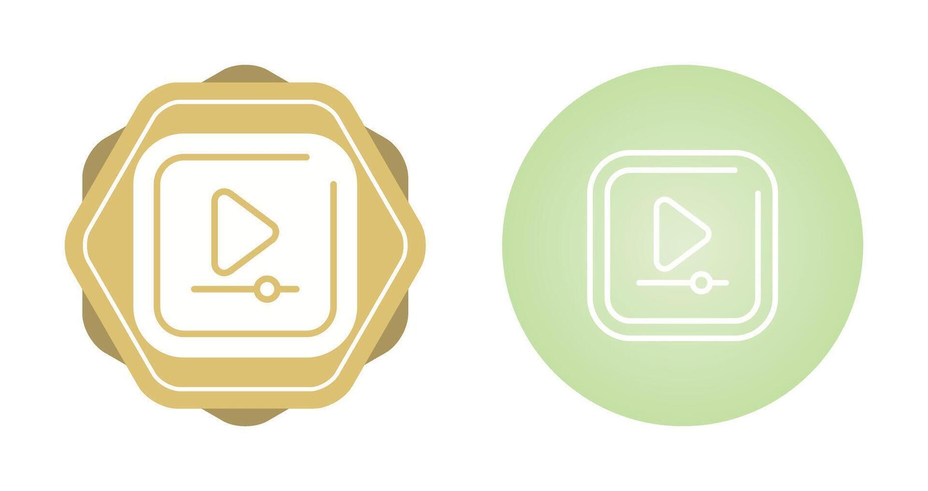 Video Play Square Vector Icon