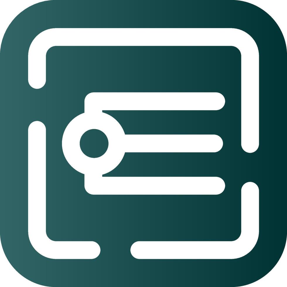 Endpoint Glyph Gradient Green Icon vector