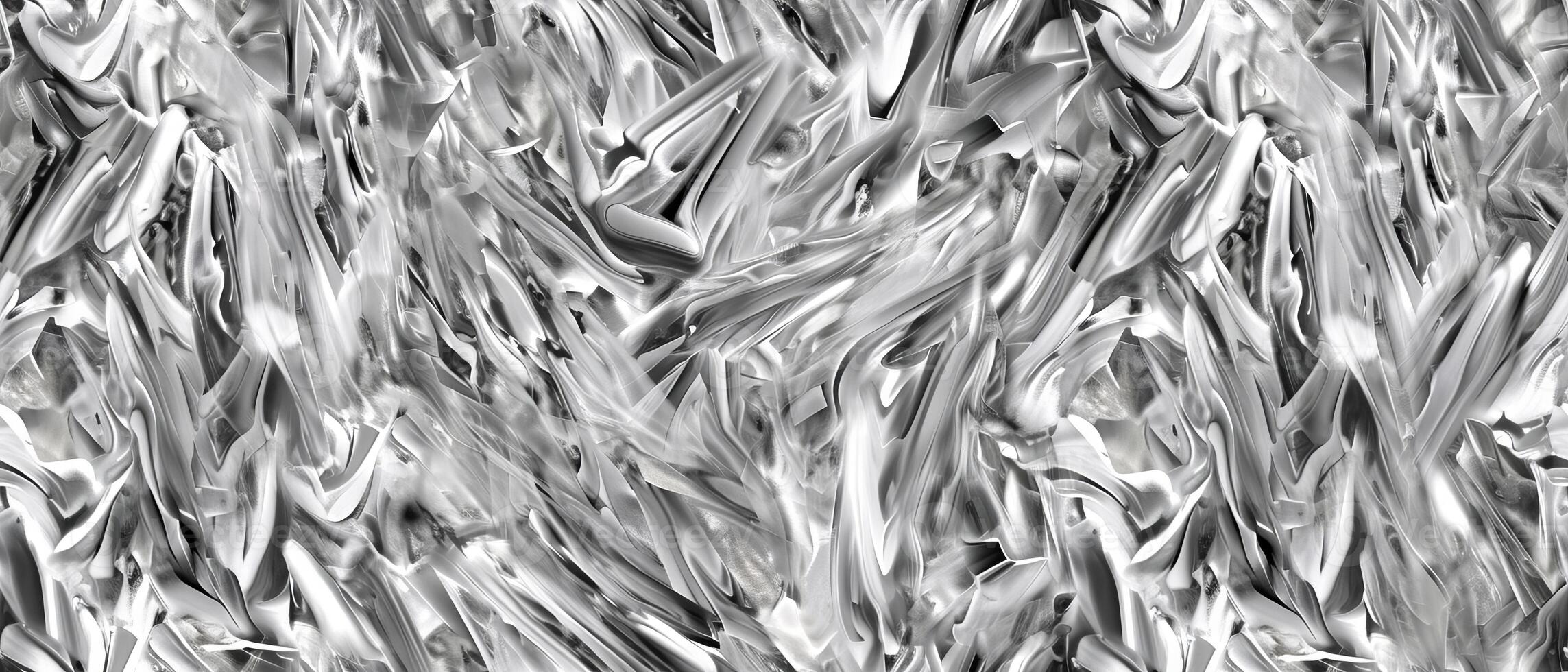 AI generated Abstract swirling pattern in monochrome tones photo