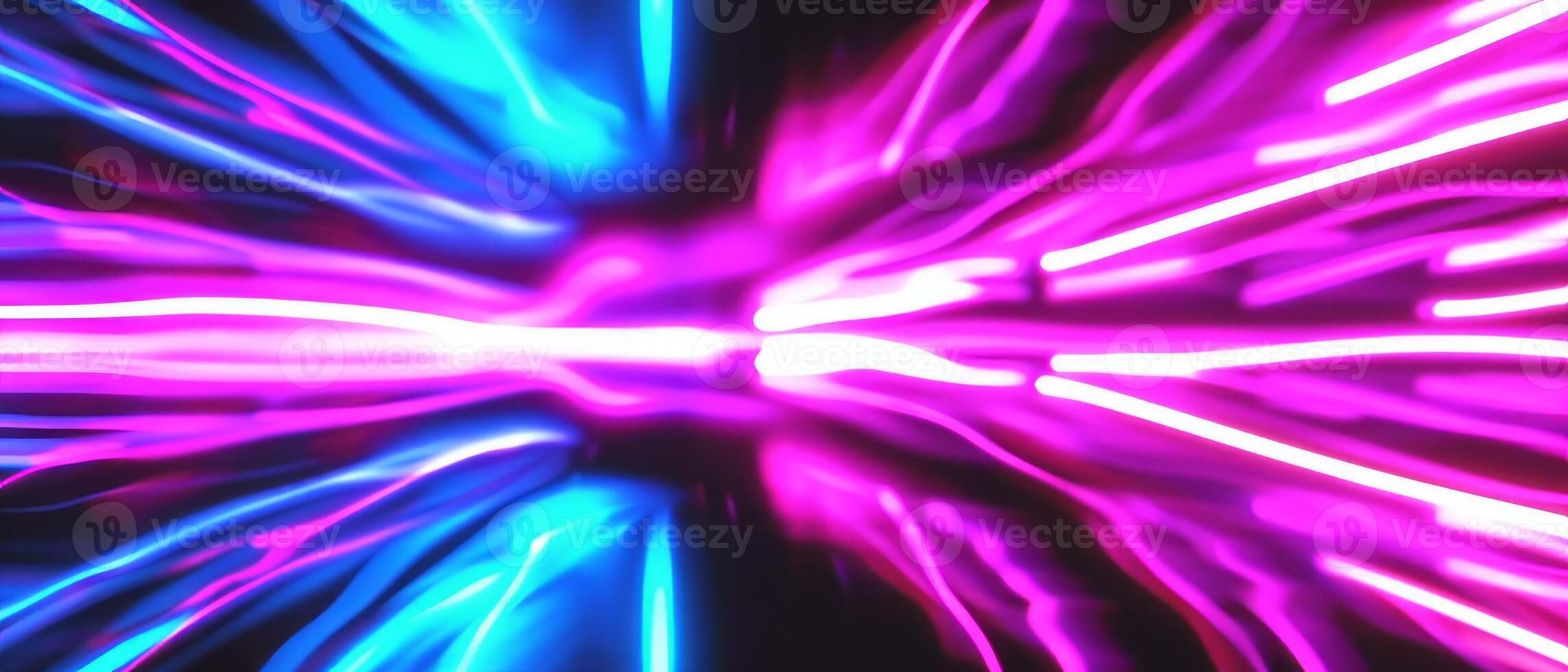 AI generated Vibrant Burst of Light in the Dark photo