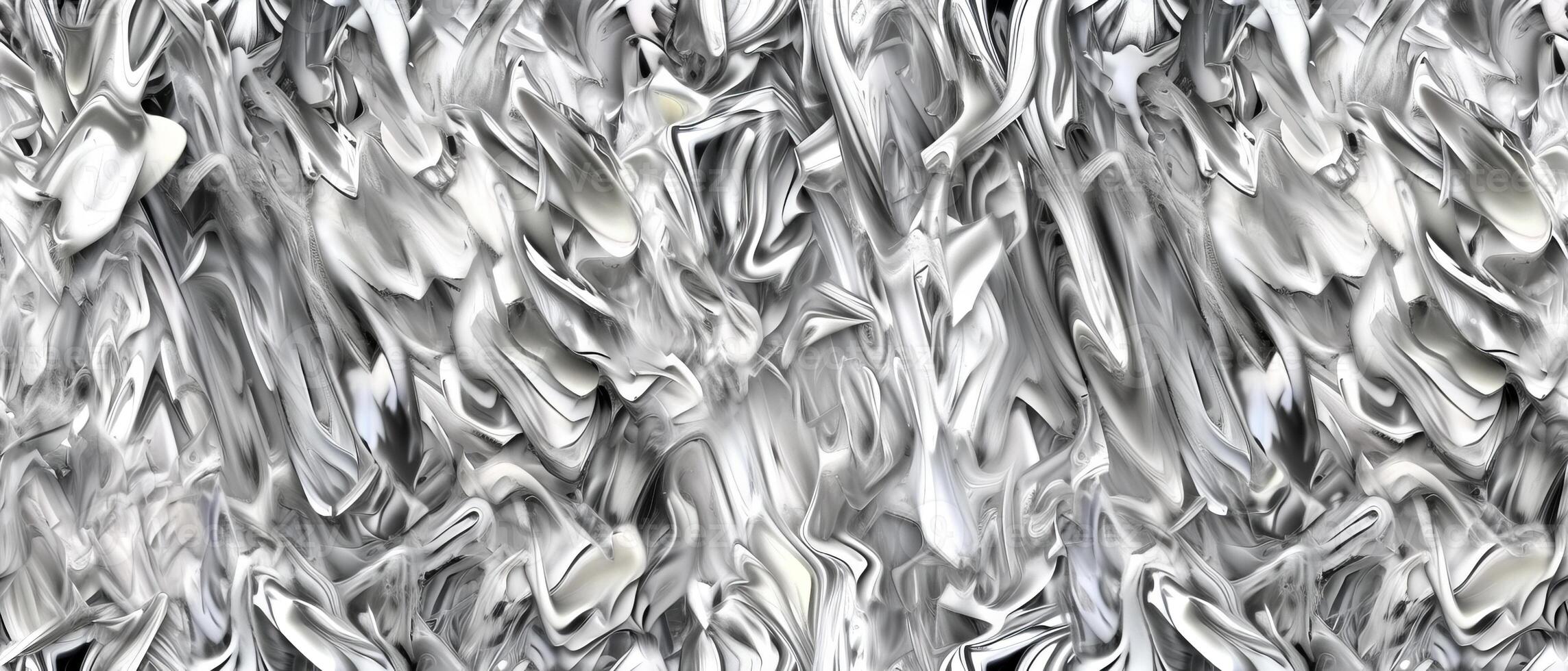 AI generated Abstract swirling pattern in monochrome tones photo