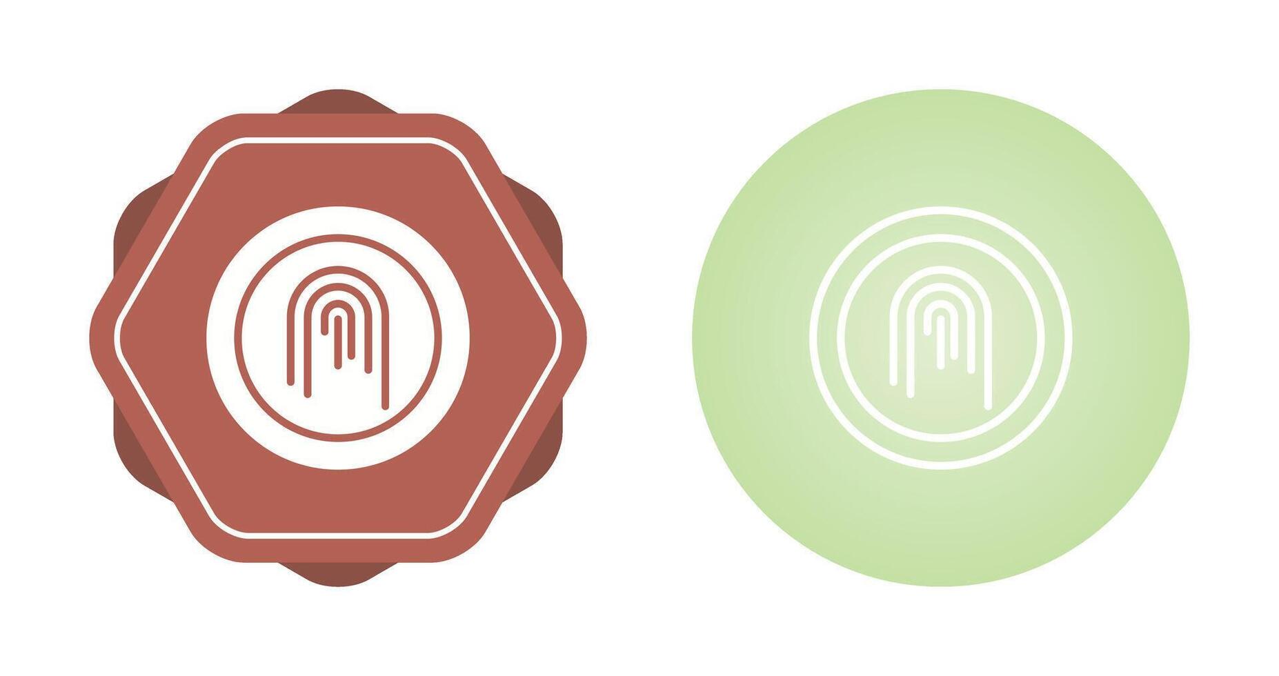 Fingerprint Vector Icon