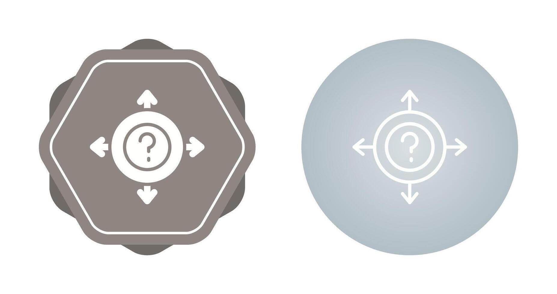 Uncertainty Vector Icon