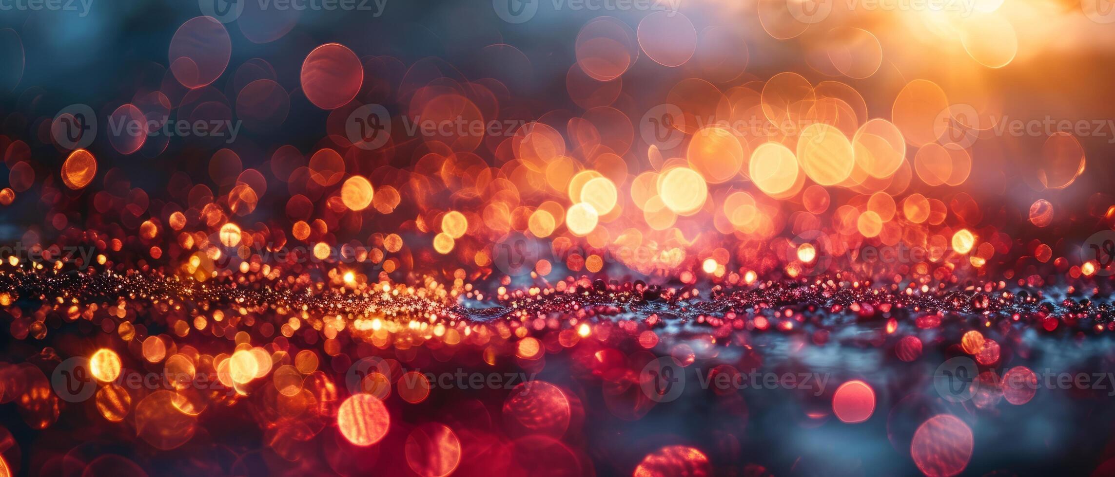 AI generated Blurry Image of Pink and Purple Lights photo