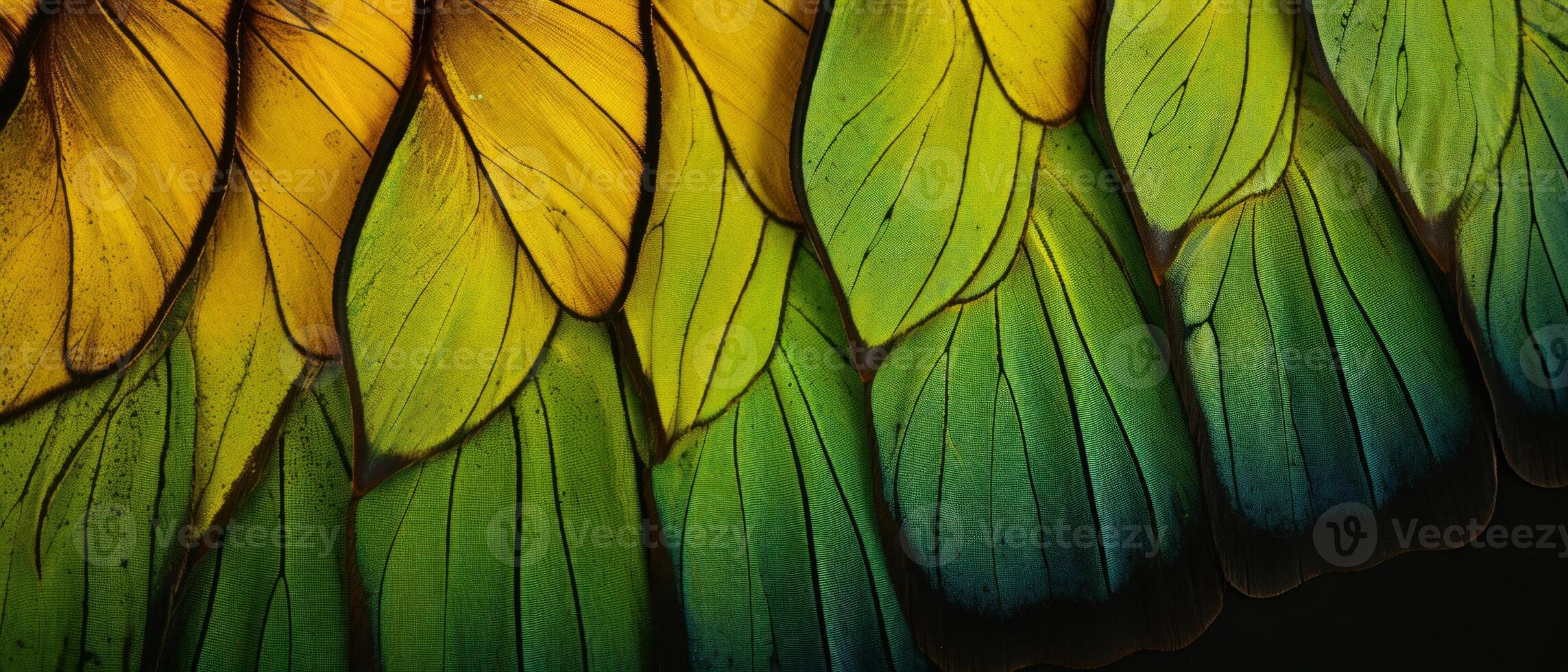 AI generated Detailed close up of the wing of a butterfly photo