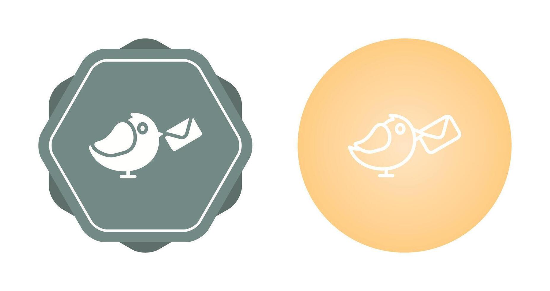Carrier Pigeon Vector Icon
