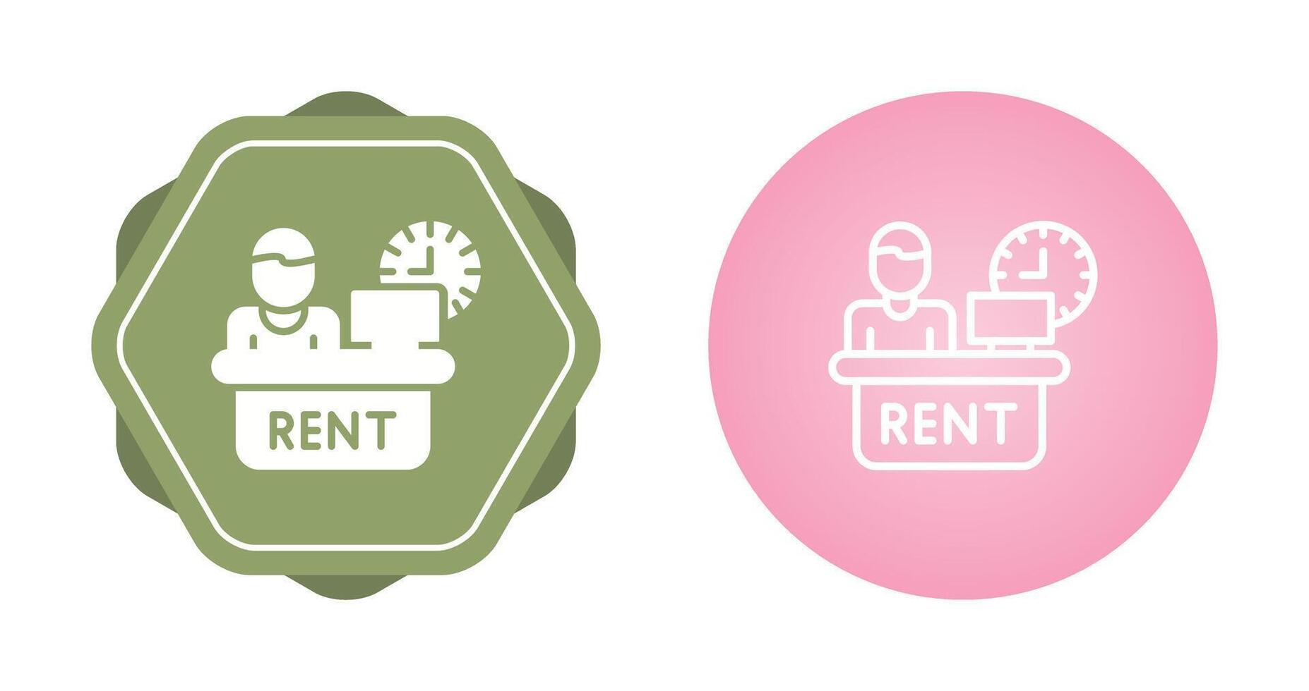 Rental Service Vector Icon