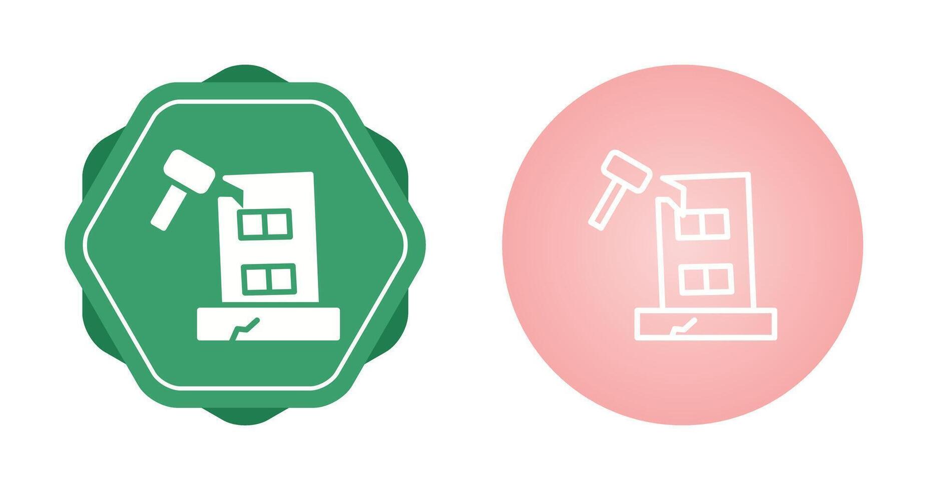 Industry Disruption Vector Icon