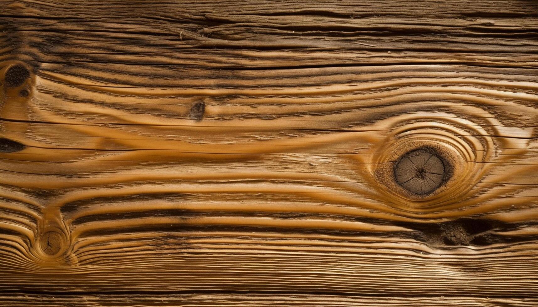 AI generated Nature old, weathered timber plank creates a beautiful, striped backdrop generated by AI photo