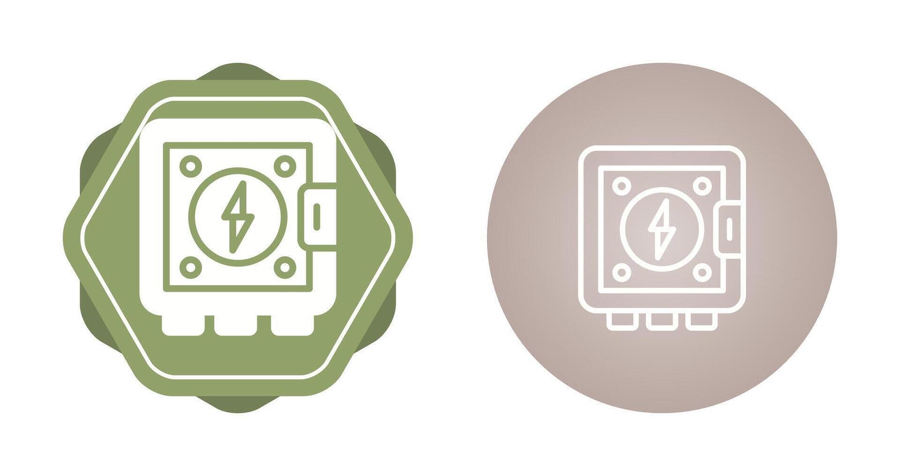 icono de vector de panel eléctrico